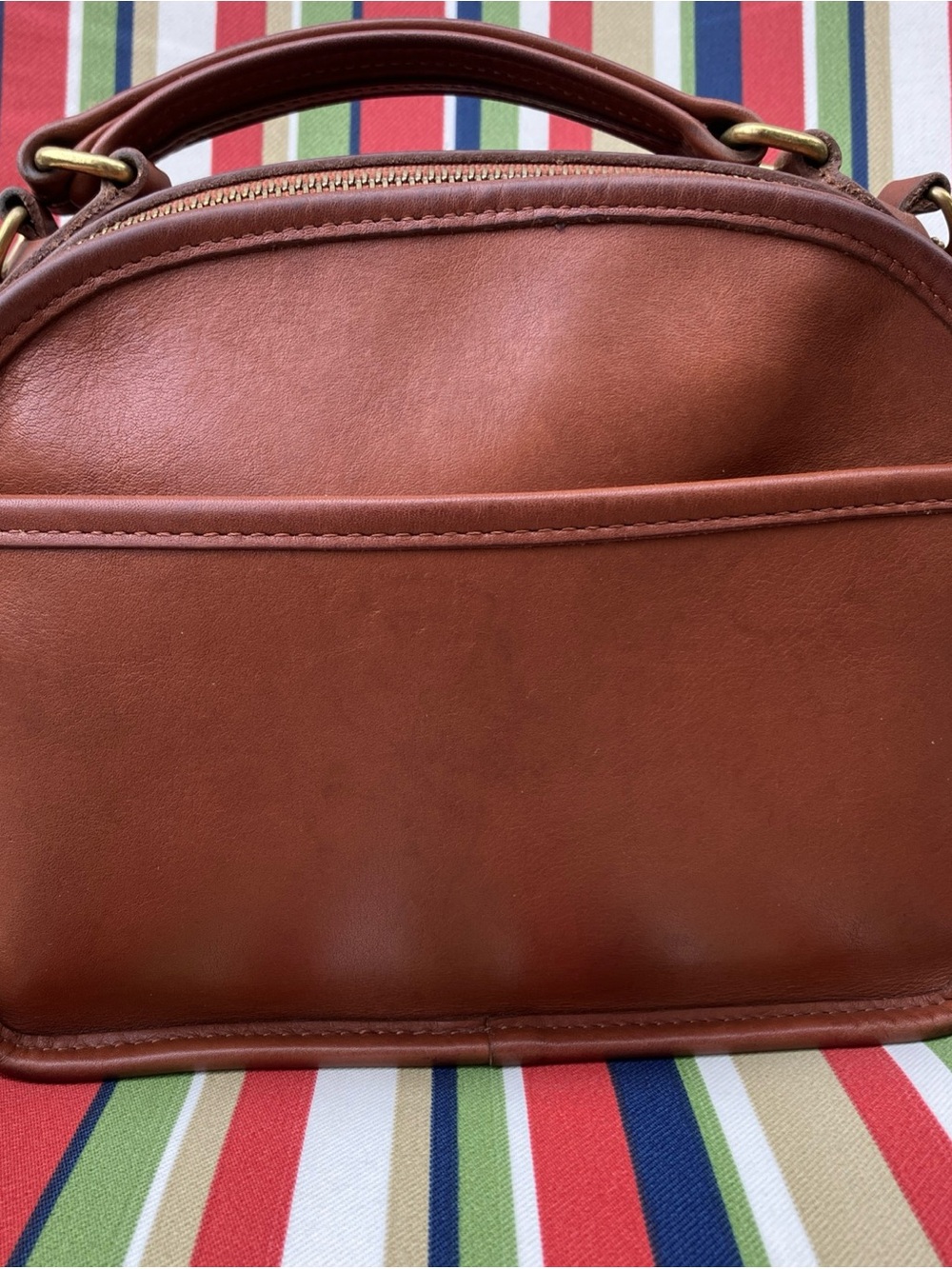 Vintage Coach Lunch Box Zip #9991 British Tan